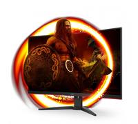 AOC G2 C32G2ZE/BK écran plat de PC 80 cm (31.5") 1920 x 1080 pixels Full HD LED Noir, Rouge
