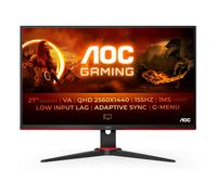 Ecran PC Gamer - AOC - Q27G2E/BK - 27"" - Dalle VA - QHD - 1ms - 155Hz - HDMI 2.0 x 2 DisplayPort 1.2 x 1 - Pivot - Adaptive Sync