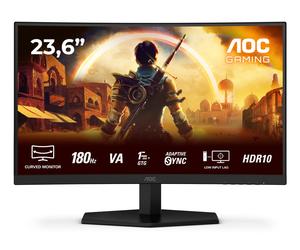 AOC G4 C24G42E écran plat de PC 59,9 cm (23.6 ) 1920 x 1080 pixels Full HD LED Noir, Rouge