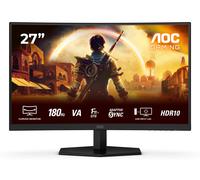 AOC Moniteur Gaming incurvé C27G42E 27 Pouce 180Hz VA 0,5ms MPRT HDR10 FreeSync Haut-parleurs Noir