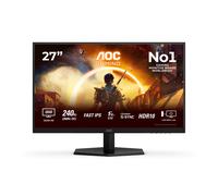 AOC G4 Q27G42ZE, 68,6 cm (27'), 2560 x 1440 pixels, Quad HD, LCD, 1 ms, Noir, Rouge