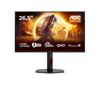 AOC G4 Q27G4SDR, 67,3 cm (26.5'), 2560 x 1440 pixels, Quad HD, QD-OLED, 0,03 ms, Noir, Rouge