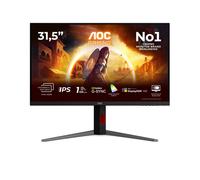 AOC Moniteur U32G4U 31.5 Pouce 160Hz Fast IPS Dalle, 1ms GtG, HDR400, G-Sync Compatible, Ajustable en Hauteur, USB Hub(3840x2160 HDMI 2X 2.1 DP 1x 1.4) Noir
