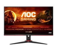 AOC G2 27G2SPAE/BK 27" LED Full HD 1 ms Noir, Rouge