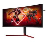 AOC Gaming AG353UCG - AGON Series - écran LED - jeux - incurvé - 35" - 3440 x 1440 WQHD @ 200 Hz - 1000 cd/m² - 2500:1 - DisplayHDR 1000 - 2 ms - HDMI, 2xDisplayPort - haut-parleurs - noir, rouge Noir