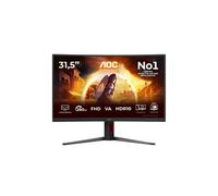 AOC Gaming Moniteur Incurvé, C32G4Z 32 Pouce 260Hz VA Dalle, 4ms GtG, HDR10, FreeSync Premium, Ajustable en Hauteur, Haut-parleurs, (1920x1080 HDMI 2X 2.0 DP 1x 1.4) Noir
