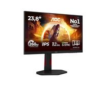 AOC Écran PC 27G4ZRE 27 pouces FHD 260Hz IPS 0,3 ms MPRT HDR10 Adaptive Sync G-Sync compatible Noir