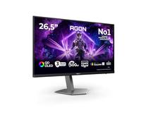 AOC Gaming Moniteur AG276QKD2 27 Pouce 500Hz QD-OLED Dalle, 0.03ms GtG, HDR500 TrueBlack, G-Sync Compatible, Ajustable en Hauteur, Haut-parleurs, USB Hub(2560x1440 HDMI 2X 2.1 DP 1x 2.1) Noir