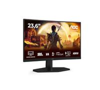 AOC Gaming C24G42E - Moniteur incurvé Full HD 24 Pouces, 180 Hz, 0,5 ms, FreeSync Premium (1920x1080, 1x HDMI 2.0, 1x DisplayPort 1.4) Noir