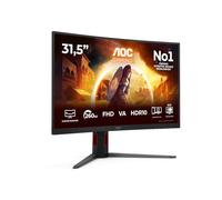 AOC Gaming Moniteur Incurvé, C32G4Z 32 Pouce 260Hz VA Dalle, 4ms GtG, HDR10, FreeSync Premium, Ajustable en Hauteur, Haut-parleurs, (1920x1080 HDMI 2X 2.0 DP 1x 1.4) Noir
