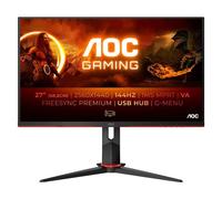 AOC Gaming Q27G2U/BK - Écran LED - jeux - 27" - 2560 x 1440 QHD @ 144 Hz - VA - 250 cd/m² - 3000:1 - 1 ms - 2xHDMI, DisplayPort - noir