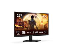 AOC Gaming Q27G42ZE - Moniteur de Jeu Quad HD 27 Pouces, 240 Hz, 1 ms, comp. G-Sync, HDR10 (2560x1440) Noir-Rouge