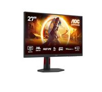 AOC Ecran gaming 27'''' - QHD - Fast IPS - 240Hz (OC 260Hz) - 0,3ms - HDR 400 - Ajustable en hauteur - Pivot - Haut-parleurs - G-Sync Compatible