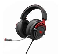 AOC GH300 écouteur/casque Écouteurs Avec fil Arceau Jouer Noir, Rouge
