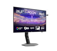 AOC Moniteur AGP277QKDC 27" 540Hz/720Hz Dual Mode W-OLED Dalle, 0.03ms GtG, HDR500, G-Sync Comp, Ajustable en Hauteur, Haut-parleurs, USB Hub(2560x1440;1280x720 HDMI 2X 2.1 DP 1x 2.1) Gris foncé