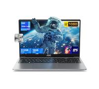 AOC Ordinateur Portable Puissant 16 Go DDR4 RAM 512 Go SSD, 12th N97 CPU(Up to 3,6 GHz), 15,6 pouces FHD Écran, Gaming Notebook pour Montage Vidéo, 5G WiFi/BT5.1, USB3.0, HDMI 2.0