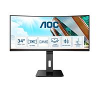 AOC P2 CU34P2A écran plat de PC 86,4 cm (34") 3440 x 1440 pixels Quad HD LED Noir