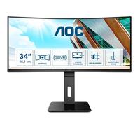AOC P2 CU34P2A écran plat de PC 86,4 cm (34") 3440 x 1440 pixels Quad HD LED Noir