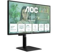 AOC Professional Q27P4U - Écran LED - 27" - 2560 x 1440 QHD @ 120 Hz - IPS - 1500:1 - 4 ms - 2xHDMI, DisplayPort, USB-C - haut-parleurs - noir Noir G