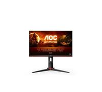 AOC G2 Q24G2A/BK LED display 60,5 cm (23.8") 2560 x 1440 pixels Quad HD LCD Noir, Rouge