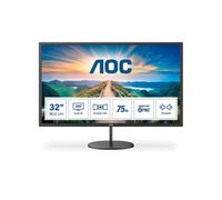 AOC V4 Q32V4 écran plat de PC 80 cm (31.5") 2560 x 1440 pixels 2K Ultra HD LED Noir