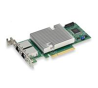 Supermicro AOC-STG-B2T Carte Réseau Interne Ethernet 10GbE Dual Port RJ45, Interface PCIe 3.0, Jumbo Frames 9600, Pour Serveur/Station de travail