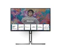 AOC U27U3CV Écran 27" 4K Ultra HD Nano IPS, 3840x2160, 4ms, 60Hz, HDR400, 98% DCI-P3, USB-C 96W, Hub USB 3.2, Ethernet, Calman Ready