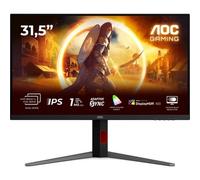 AOC Moniteur U32G4U 31,5 pouces 3840x2160 160Hz IPS 1 ms HDR400 Compatible G‑Sync Ajustable Noir
