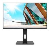 AOC Écran U32P2 32" UHD 3840 x 2160 75 Hz HDMI 2.0 DisplayPort Hub USB Noir Hauteur réglable