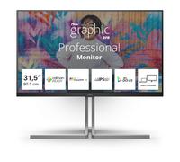 AOC U32U3CV, 80 cm (31.5'), 3840 x 2160 pixels, 4K Ultra HD, LCD, 4 ms, Noir