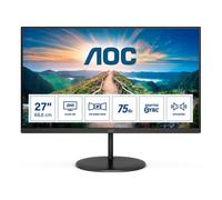 AOC Q27V4EA - Écran LED - 27" - 2560 x 1440 QHD à 75 Hz - IPS - 300 cd/m² - 4 ms - 2 x HDMI, DisplayPort, USB-C