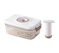 Aocase 4 Pièces Set de Conservation sous Vide,Récipients sous Vide,Boîte Alimentaire sous Vide,Boite sous Vide Alimentaire Food Saver Boite avec Pompe à Vide,1.2L