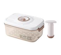 Aocase 4 Pièces Set de Conservation sous Vide,Récipients sous Vide,Boîte Alimentaire sous Vide,Boite sous Vide Alimentaire Food Saver Boite avec Pompe à Vide,2.1L