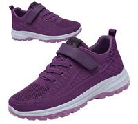 Aocase Chaussure Diabetique Homme Baskets sans Lacets Chaussure de santé pour Femmes et Hommes idéale comme de rééducation,Women Purple,41/255mm