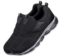 Aocase Chaussure Orthopedique Femme Hommes Chaussures de Tennis pour Hommes Baskets Maille Respirant sans Lacet Baskets Antidérapantes Course à Pied Chaussures De Plein Air,Noir,41/255mm