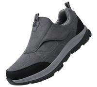 Aocase Chaussure pour Pied Gonflé, Sandales Pied Large Chaussures Orthopédiques Homme Chaussures OrthopéDiques Femme Basket Sneakers sans Lacet,Men Gray,40/250mm