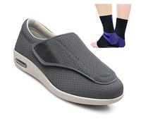 Aocase Chaussures pour DiabéTiques Unisexe Chaussures OrthopéDiques Chaussures pour Les Pieds EnfléS Chaussures de Marche Légères Coussin d'air Chaussures pour DiabéTiques,Gris,41 EU