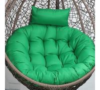 Aocase Coussin Fauteuil Suspendu, Coussin Papasan Rond Épais 110cm - Housse Détachable Lavable en Polyester Imperméable - pour Chaise Suspendue d'Extérieur/Jardin, Balcon, Salon,No12,100cm