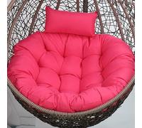Aocase Coussin Fauteuil Suspendu, Coussin Papasan Rond Épais 110cm - Housse Détachable Lavable en Polyester Imperméable - pour Chaise Suspendue d'Extérieur/Jardin, Balcon, Salon,No07,90cm