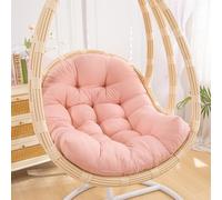 Aocase Coussin Oeuf Suspendu Coussin de Banc pour Panier Suspendu Coussin Fauteuil Rotin de Rechange épais et Doux Coussin de Chaise Balancelle Lavable pour Intérieur Extérieur Patio Cour Jardin,G04