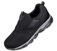 Aocase Femme Chaussures Orthopédiques Pied Large Homme Chaussures de Randonnée Basses Tennis Respirant Légères et Confortables de la Mode de Marche,Noir,39/245mm