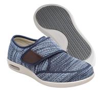 Aocase Homme Femme Ajustable Scratch Ultra-Large Chaussures Large et Confortable pour Pieds Gonflés Chaussures Chaussons Diabétique Chaussures pour Femmes,Light Blue,45 EU