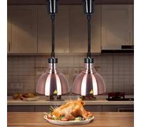 Aocay Lampe Chauffante Cuisine Professionnelle(B-25cm, 2 Pièces)
