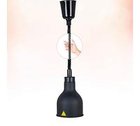 Aocay Lampe Chauffante Cuisine Professionnelle, Lampe Chauffe Plat Infrarouge Cuisine Suspendu, 19/25cm Lampe Chauffante Alimentaire Réglable Commerciale Cuisine, Restaurant, Buffet(D-19cm,1 Pièce)