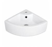 AOCDNEK Lave-Mains d’Angle, Gain de Place avec Lavabo Mural Triangulaire