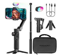 AOCHUAN-Combo1 stabilisateur de caméra à cardan 3 axes portatif, pour iPhone et Android, avec extension, nouveauté Smart Xe Combo1