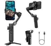 AOCHUAN Smart XE Stabilisateur de cardan pour smartphone - Cardan pliable à 3 axes avec molette de mise au point pour iPhone, Samsung et Android - Améliorez votre contenu TikTok, YouTube et Vlogging