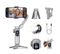AOCHUAN-Stabilisateur de cardan 3 axes professionnel pour smartphone,compatible avec iPhone et Android,Smart Xpro - Type Smart XPro grey