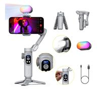 AOCHUAN-Stabilisateur de cardan 3 axes professionnel pour smartphone,compatible avec iPhone et Android,Smart Xpro - Type Smart Xpro Grey Kit