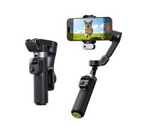 AOCHUAN - stabilisateur de cardan intelligent X3 à 3 axes, avec télécommande détachable, tige d'extension de 51CM intégrée, suivi AI pour la prise de vue vidéo, nouveau IA noire
